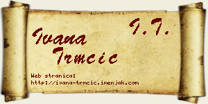 Ivana Trmčić vizit kartica